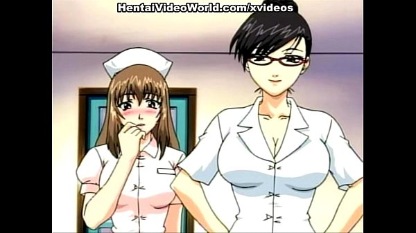 Cute hentai nurse fucked on the floor